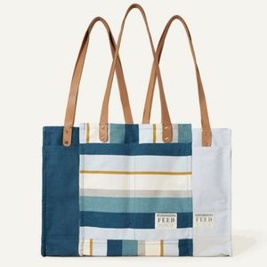Feed canvas tote bag.